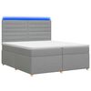 vidaXL &Kappa;&rho;&epsilon;&beta;ά&tau;&iota; box spring &mu;&epsilon; &sigma;&tau;&rho;ώ&mu;&alpha; &Alpha;&nu;&omicron;&iota;&chi;&tau;ό &gamma;&kappa;&rho;&iota; 200 x 200 cm Ύ&phi;&alpha;&sigma;&mu;&alpha;