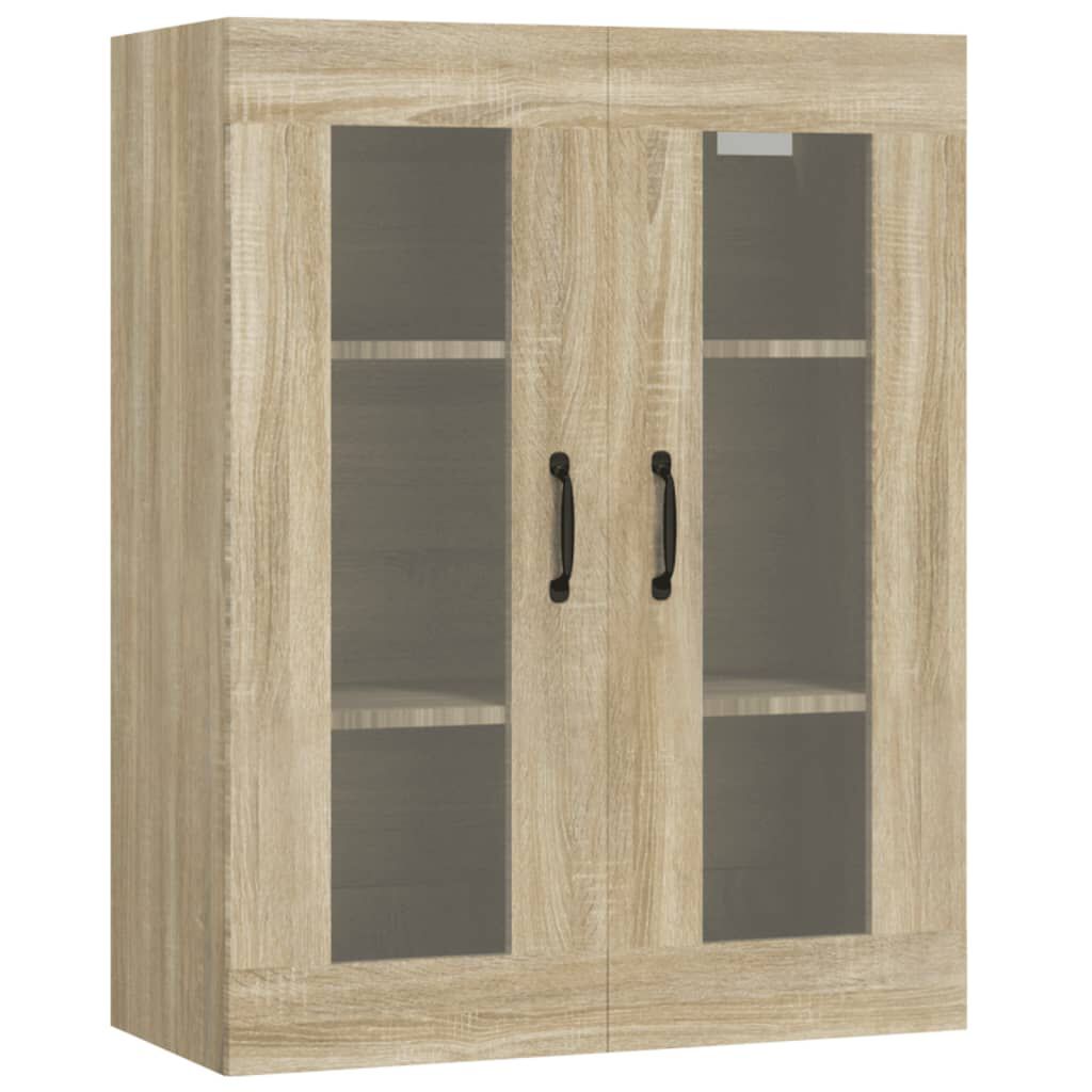 vidaXL Κρεμαστό Ντουλάπι Τοίχου Sonoma Δρυς 69,5x34x90 εκ Επεξ. Ξύλο