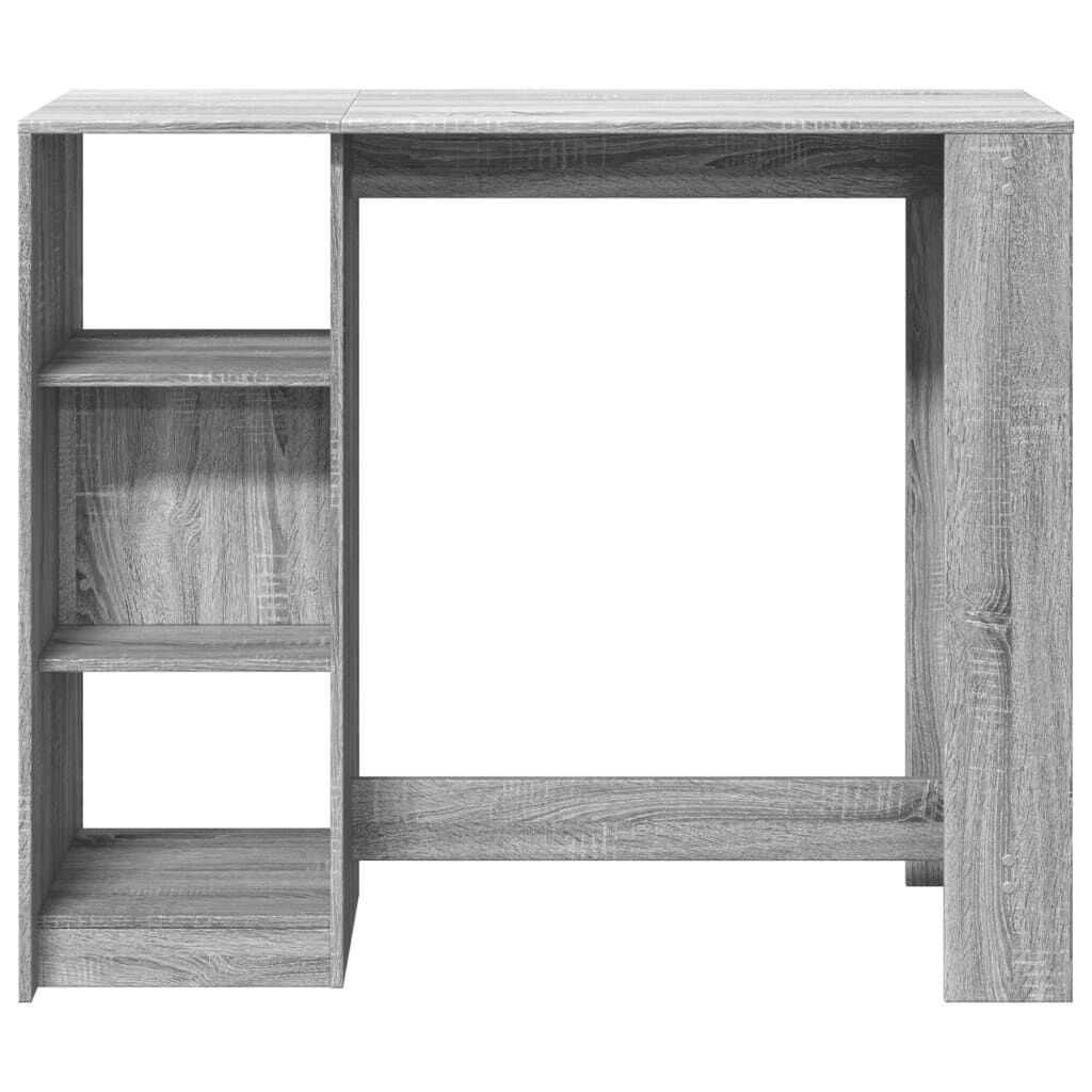 vidaXL Τραπέζι Κονσόλα Γκρι Sonoma 124x46x103,5 εκ. από Επεξεργ. Ξύλο