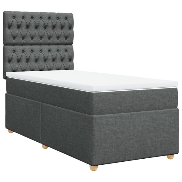 vidaXL &Kappa;&rho;&epsilon;&beta;ά&tau;&iota; Boxspring &mu;&epsilon; &Sigma;&tau;&rho;ώ&mu;&alpha; &Sigma;&kappa;&omicron;ύ&rho;&omicron; &Gamma;&kappa;&rho;&iota; 80x200 &epsilon;&kappa;. &Upsilon;&phi;&alpha;&sigma;&mu;ά&tau;&iota;&nu;&omicron;