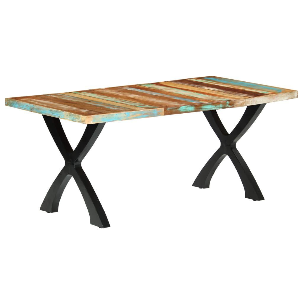 vidaXL Τραπεζαρία 180 x 90 x 76 εκ. από Μασίφ Ανακυκλωμένο Ξύλο