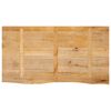 vidaXL Επιφάνεια Τραπεζιού 120x60x2,5 εκ. Live Edge Μασίφ Ξύλο Μάνγκο
