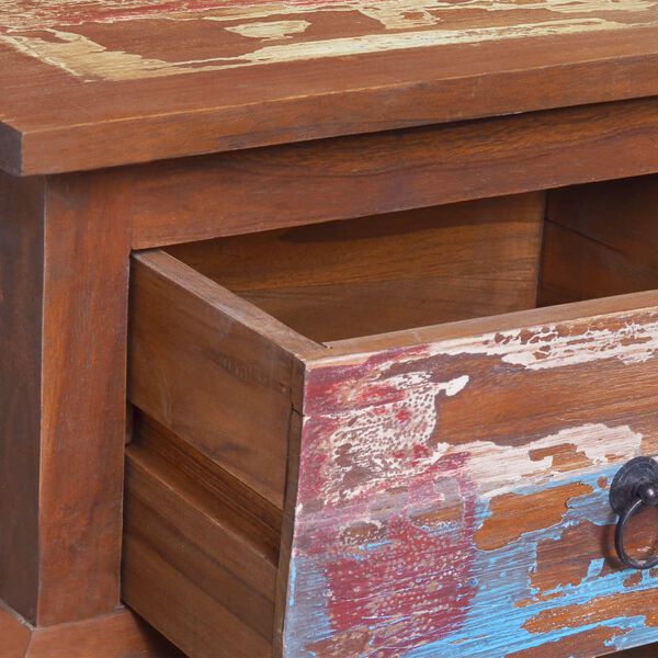 vidaXL Κομοδίνο 45 x 35 x 40 εκ. από Ανακυκλωμένο Ξύλο Teak