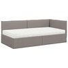 vidaXL &Kappa;&rho;&epsilon;&beta;ά&tau;&iota; &gamma;&omega;&nu;ί&alpha;&sigmaf; &mu;&epsilon; &sigma;&tau;&rho;ώ&mu;&alpha; &mu;&epsilon; &kappa;&epsilon;&phi;&alpha;&lambda;ά&rho;&iota; 2 pcs Taupe &Beta;&epsilon;&lambda;&omicron;ύ&delta;&omicron;