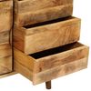 vidaXL Ντουλάπι 90 x 30 x 69 εκ. από Μασίφ Ξύλο Μάνγκο