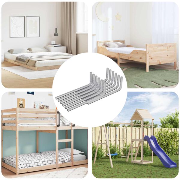 vidaXL &Epsilon;&xi;&alpha;&gamma;&omega;&nu;&iota;&kappa;ό &Kappa;&lambda;&epsilon;&iota;&delta;ί 12 pcs &Alpha;&sigma;&eta;&mu;ί 32 x 86 &chi;&iota;&lambda;. &Alpha;&tau;&sigma;ά&lambda;&iota;