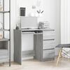 vidaXL Γραφείο Γκρι Sonoma 90x45x76 εκ. από Επεξεργασμένο Ξύλο