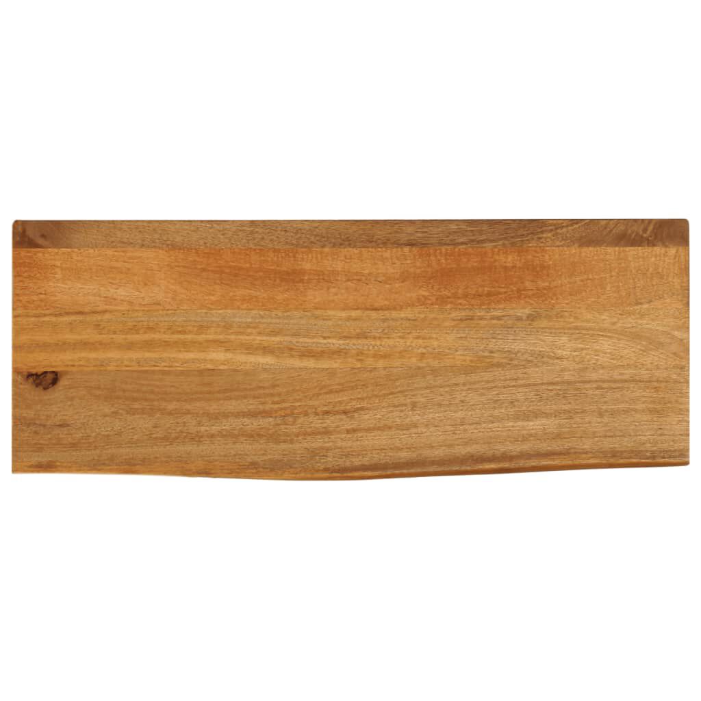 vidaXL Επιφάνεια Τραπεζιού 70x30x3,8 εκ. Live Edge Μασίφ Ξύλο Μάνγκο