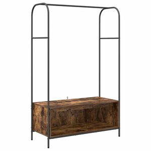 vidaXL Ράφι Ρούχων Καφέ 100 x 44 x 160 εκ. Επεξεργασμένο ξύλο