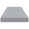 vidaXL Ράφι Τοίχου Γκρι 90x23,5x3,8 εκ. MDF
