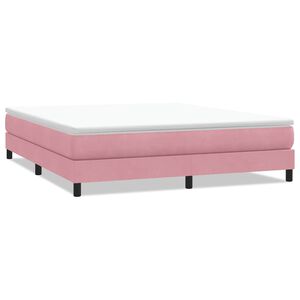 vidaXL &Kappa;&rho;&epsilon;&beta;ά&tau;&iota; Boxspring &chi;&omega;&rho;ί&sigmaf; &Sigma;&tau;&rho;ώ&mu;&alpha; &Rho;&omicron;&zeta; 180x210 &epsilon;&kappa;. &Beta;&epsilon;&lambda;&omicron;ύ&delta;&iota;&nu;&omicron;