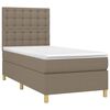 vidaXL &Kappa;&rho;&epsilon;&beta;ά&tau;&iota; Boxspring &mu;&epsilon; &Sigma;&tau;&rho;ώ&mu;&alpha; Taupe 90x190 &epsilon;&kappa;.&Upsilon;&phi;&alpha;&sigma;&mu;ά&tau;&iota;&nu;&omicron;