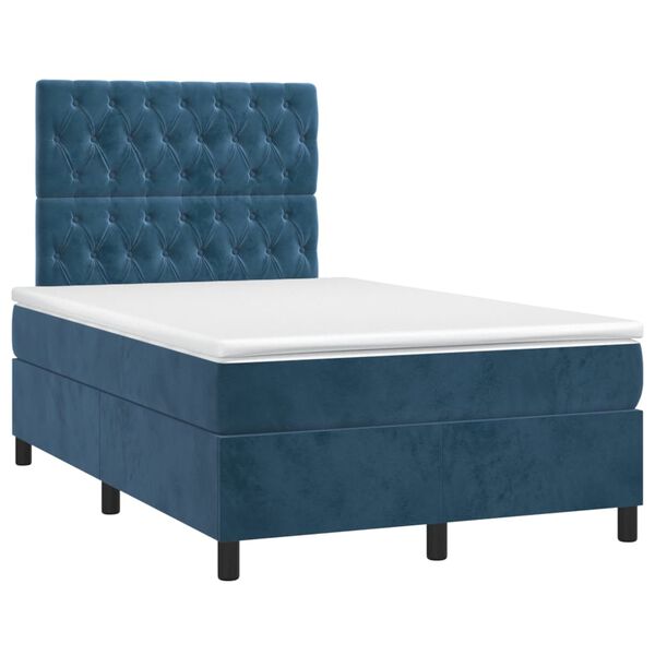 vidaXL &Kappa;&rho;&epsilon;&beta;ά&tau;&iota; Boxspring &mu;&epsilon; &Sigma;&tau;&rho;ώ&mu;&alpha; &Sigma;&kappa;&omicron;ύ&rho;&omicron; &Mu;&pi;&lambda;&epsilon; 120x200 &epsilon;&kappa;. &Beta;&epsilon;&lambda;&omicron;ύ&delta;&iota;&nu;&omicron;