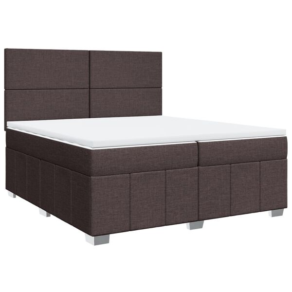 vidaXL &Kappa;&rho;&epsilon;&beta;ά&tau;&iota; Boxspring &mu;&epsilon; &Sigma;&tau;&rho;ώ&mu;&alpha; &Sigma;&kappa;&omicron;ύ&rho;&omicron; &Kappa;&alpha;&phi;έ 200x200 &epsilon;&kappa;. &Upsilon;&phi;&alpha;&sigma;&mu;ά&tau;&iota;&nu;&omicron;