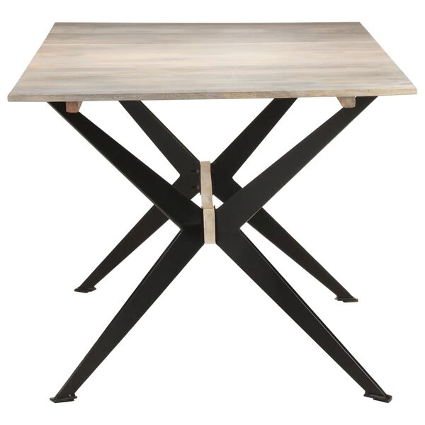 vidaXL Τραπεζαρία 180 x 90 x 76 εκ. από Μασίφ Ξύλο Μάνγκο