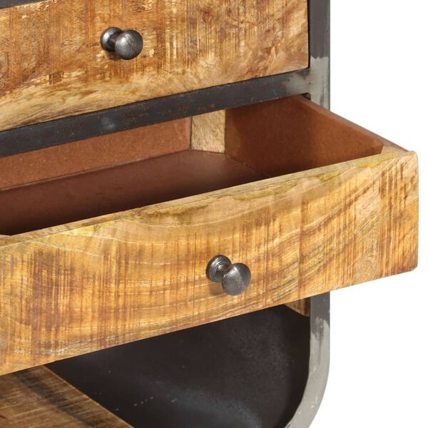 vidaXL Ντουλάπι Ψηλό 40 x 30 x 126 εκ. από Μασίφ Ξύλο Μάνγκο