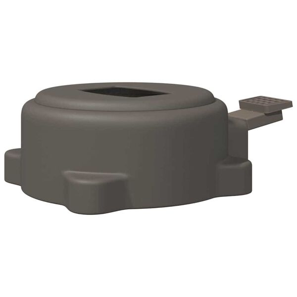 vidaXL Βάση ομπρέλας Ασημί 23 x 14 x 6 εκ.