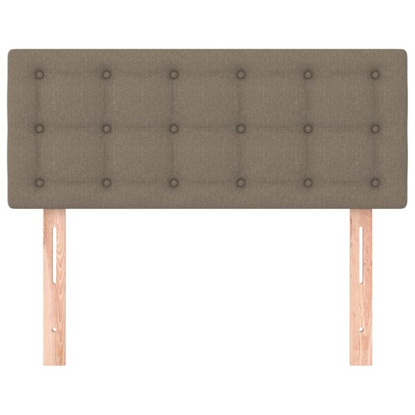 vidaXL Κεφαλάρι Κρεβατιού Taupe 90x5x78/88 εκ. Υφασμάτινο