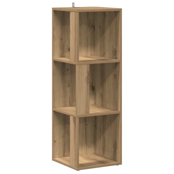 vidaXL Γωνιακό ντουλάπι Artisan Oak 33x33x100 cm Κατασκευασμένο ξύλο