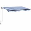 vidaXL &Tau;έ&nu;&tau;&alpha; &Alpha;&upsilon;&tau;ό&mu;&alpha;&tau;&eta; &mu;&epsilon; LED & &Alpha;&iota;&sigma;&theta;. &Alpha;&nu;έ&mu;&omicron;&upsilon; &Mu;&pi;&lambda;&epsilon; / &Lambda;&epsilon;&upsilon;&kappa;ό 400 x 350 &epsilon;&kappa;.