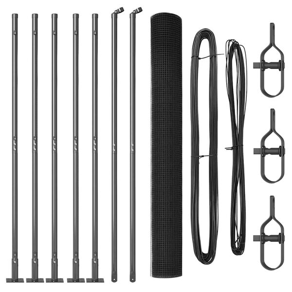 vidaXL &Sigma;&tau;ύ&lambda;&omicron;&sigmaf; &Pi;&epsilon;&rho;&iota;&phi;&rho;ά&xi;&epsilon;&omega;&nu; &Gamma;&kappa;&rho;&iota; 10 x 1,5 &mu; (16 x 16 mm &delta;ί&chi;&tau;&upsilon;)