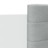 vidaXL Πλαίσιο Κρεβατιού με Κεφαλάρι/LED Λευκό 140x190 εκ.