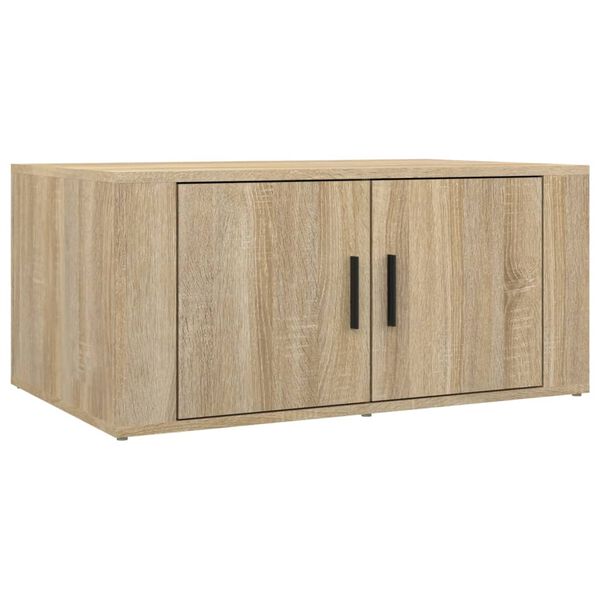 vidaXL Τραπεζάκι Σαλονιού Sonoma Δρυς 80x50x36 εκ. Επεξεργασμένο Ξύλο