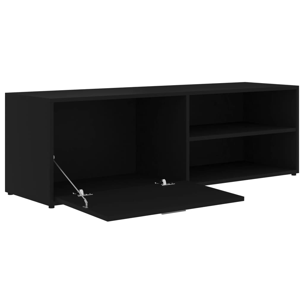 vidaXL Έπιπλο Τηλεόρασης Μαύρο 120 x 34 x 37 εκ. από Επεξ. Ξύλο