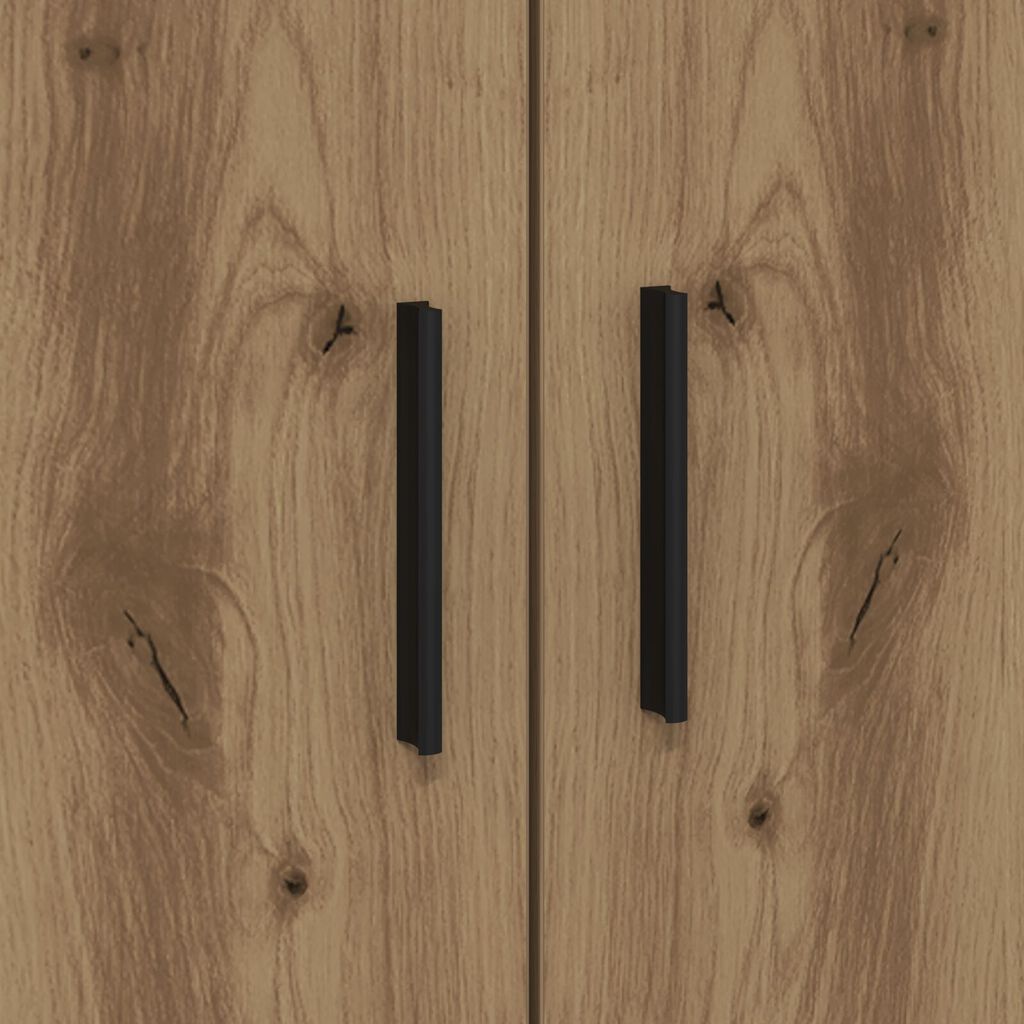 vidaXL Κρεβάτι με Αποθήκευση Artisan Oak 90x190 εκ.