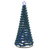 vidaXL &Chi;&rho;&iota;&sigma;&tau;&omicron;&upsilon;&gamma;&epsilon;&nu;&nu;&iota;ά&tau;&iota;&kappa;&omicron; &delta;έ&nu;&tau;&rho;&omicron; &mu;&epsilon; tinsel, LED &kappa;&alpha;&iota; &beta;ά&sigma;&eta; EKENAS 180 &epsilon;&kappa;.