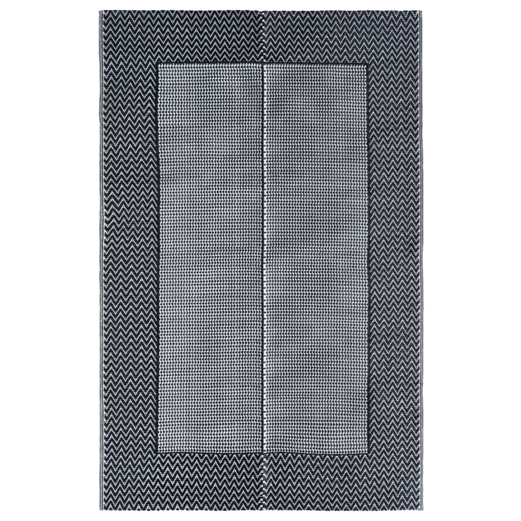 vidaXL Χαλί εξωτερικού χώρου ARAKIL γκρι 120x180 cm PP
