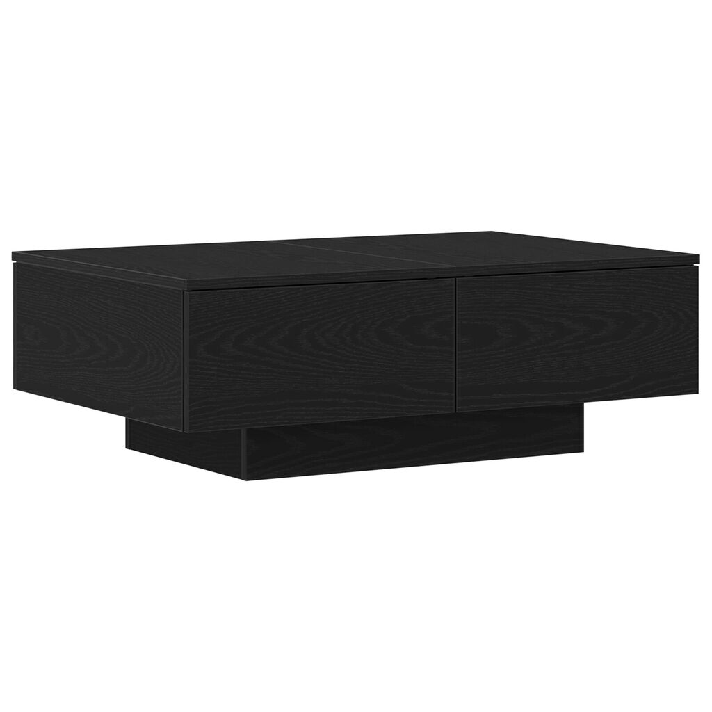 vidaXL Τραπεζάκι σαλονιού Μαύρος Δρυς 90x60x31 εκ. Επεξεργασμένο ξύλο