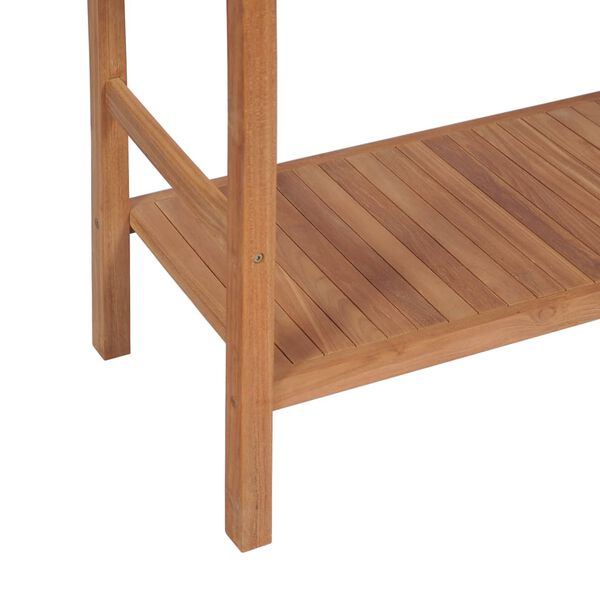 vidaXL Έπιπλο Μπάνιου 132 x 45 x 75 εκ. από Μασίφ Ξύλο Teak