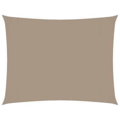 vidaXL Πανί Σκίασης Ορθογώνιο Taupe 2 x 3 μ. από Ύφασμα Oxford