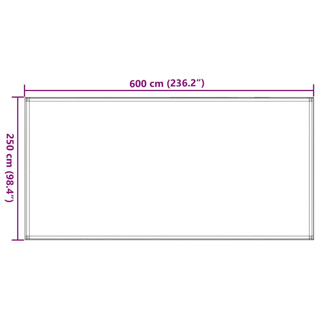 vidaXL Χαλί Σκηνής Μπεζ 250 x 600 εκ.