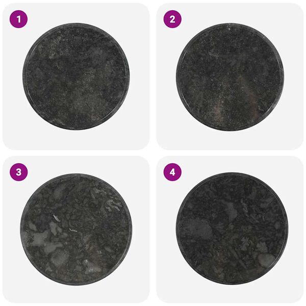 vidaXL &Epsilon;&pi;&iota;&phi;ά&nu;&epsilon;&iota;&alpha; &Tau;&rho;&alpha;&pi;&epsilon;&zeta;&iota;&omicron;ύ &Mu;&alpha;ύ&rho;&eta; &Oslash;60 x 2,5 &epsilon;&kappa;. &Mu;&alpha;&rho;&mu;ά&rho;&iota;&nu;&eta;