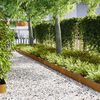 vidaXL Περιγράμματα γκαζόν 10 pcs Καφέ 100 x 0.5 x 20 εκ