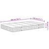 vidaXL Στρώμα με Bonnell Springs Μεσαία Σκληρότητα 120 x 200 εκ.