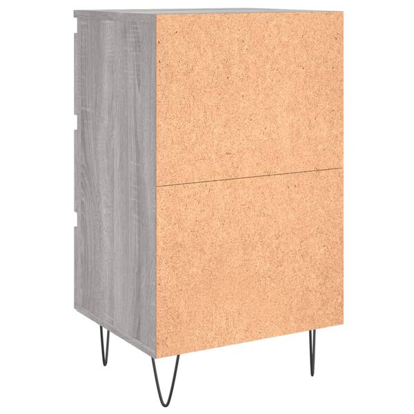 vidaXL Κομοδίνο Γκρι Sonoma 40 x 35 x 69 εκ. από Επεξεργασμένο Ξύλο