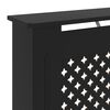 vidaXL Κάλυμμα Καλοριφέρ Μαύρο 78 εκ. από MDF