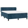 vidaXL &Kappa;&rho;&epsilon;&beta;ά&tau;&iota; Boxspring &mu;&epsilon; &Sigma;&tau;&rho;ώ&mu;&alpha; &Sigma;&kappa;&omicron;ύ&rho;&omicron; &Mu;&pi;&lambda;&epsilon; 140x190 &epsilon;&kappa;. &Beta;&epsilon;&lambda;&omicron;ύ&delta;&iota;&nu;&omicron;