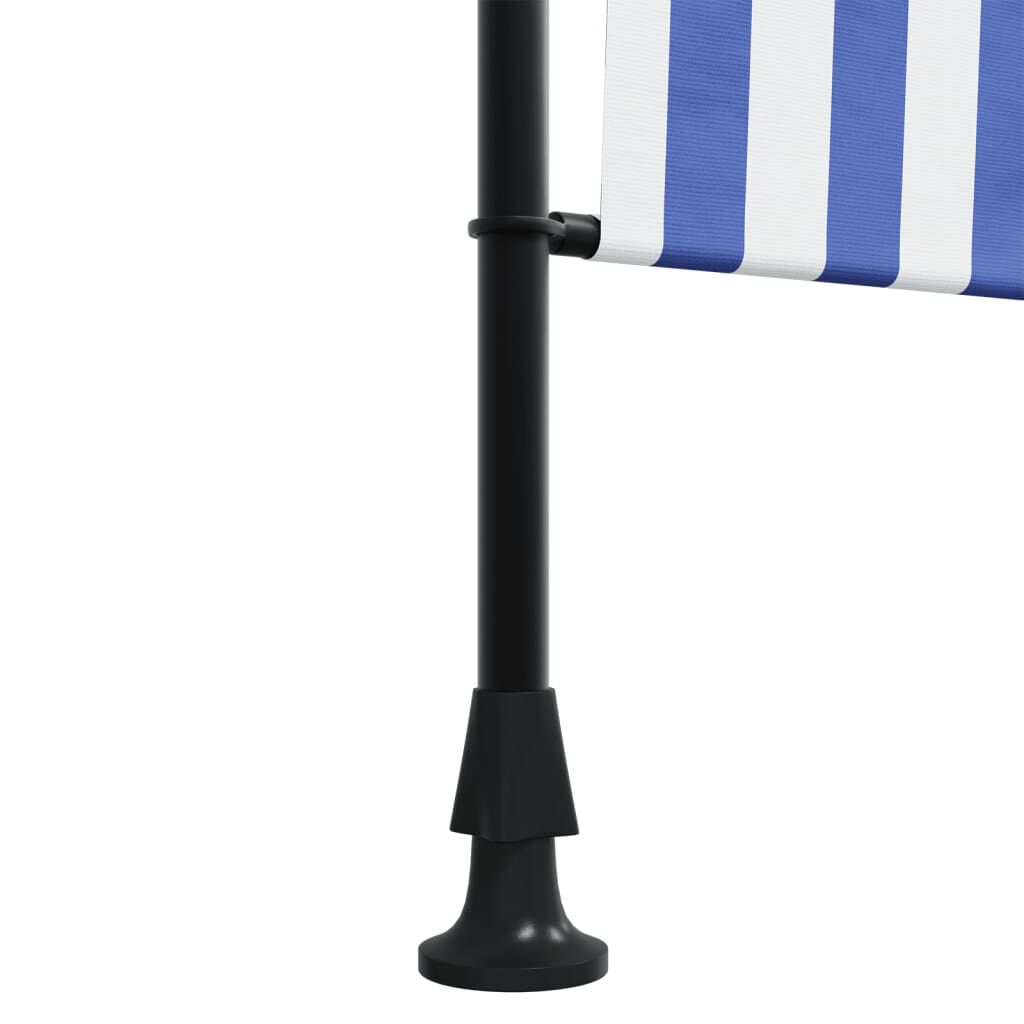 vidaXL Στόρι Σκίασης Ρόλερ Εξ.Χώρου Μπλε/Λευκό 100x270εκ Ύφασμα/Ατσάλι