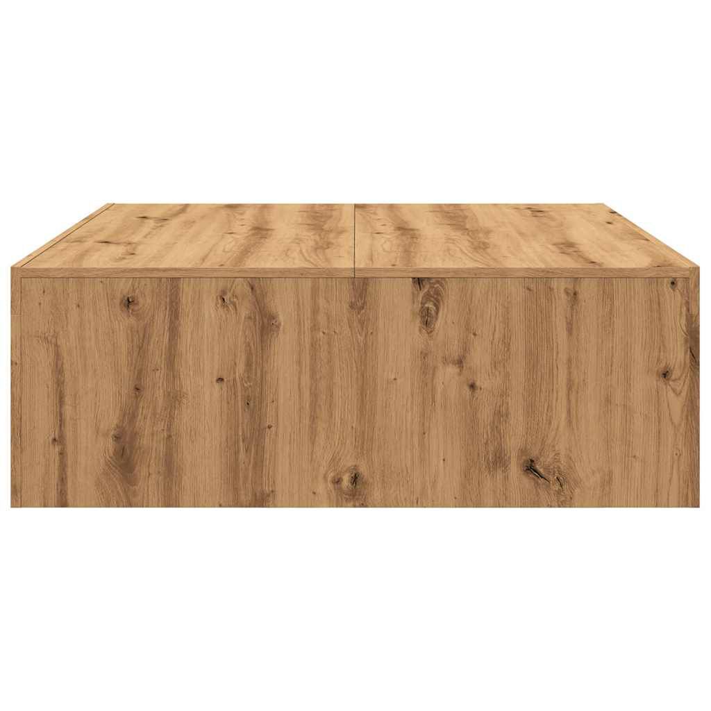vidaXL Τραπεζάκι Σαλονιού Artisan Δρυς 100x100x35 εκ. Επεξ. Ξύλο