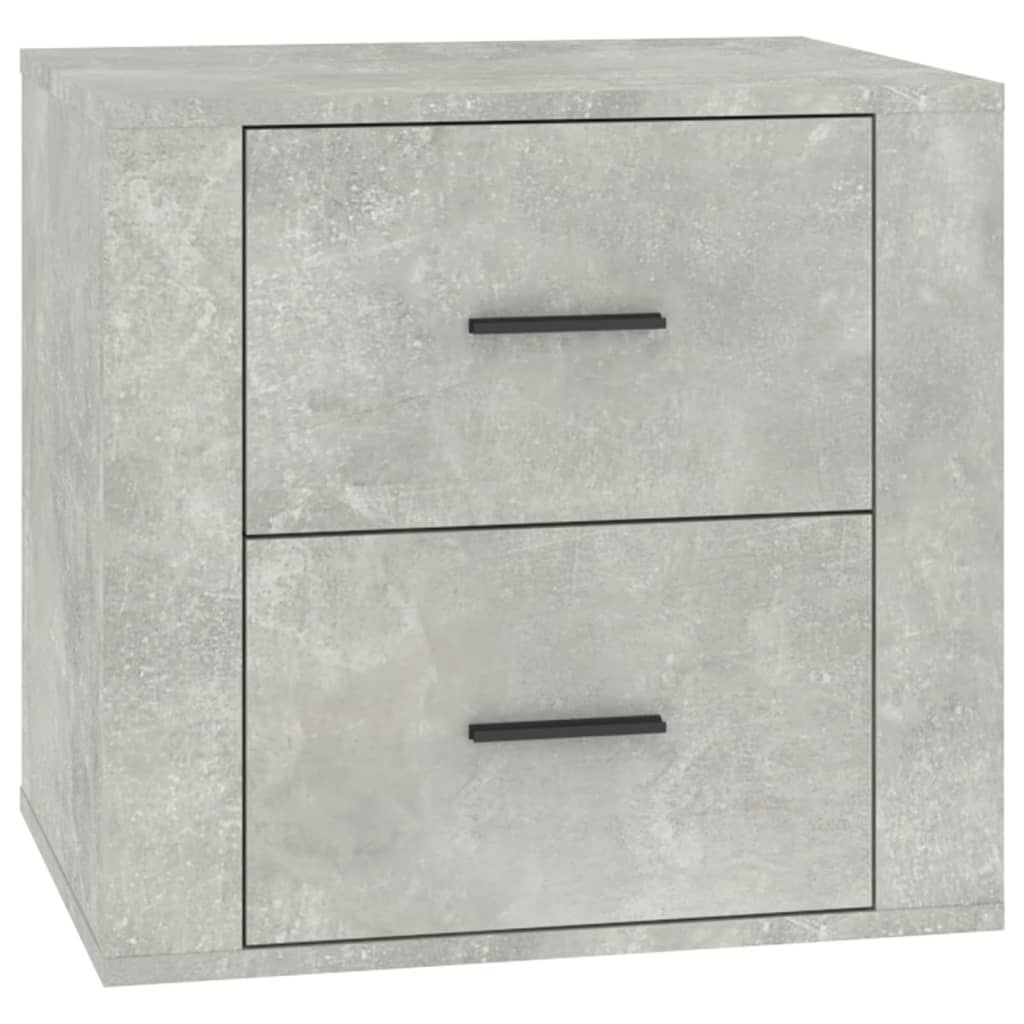 vidaXL Κομοδίνα Γκρι Σκυροδέματος 50x39x47 εκ.