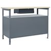 vidaXL Πάγκος Εργασίας Μαύρος 120 x 60 x 85 εκ. Ατσάλινος