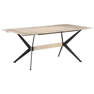 vidaXL &Tau;&rho;&alpha;&pi;&epsilon;&zeta;&alpha;&rho;ί&alpha; 180 x 90 x 76 &epsilon;&kappa;. &alpha;&pi;ό &Mu;&alpha;&sigma;ί&phi; &Xi;ύ&lambda;&omicron; &Mu;ά&nu;&gamma;&kappa;&omicron;