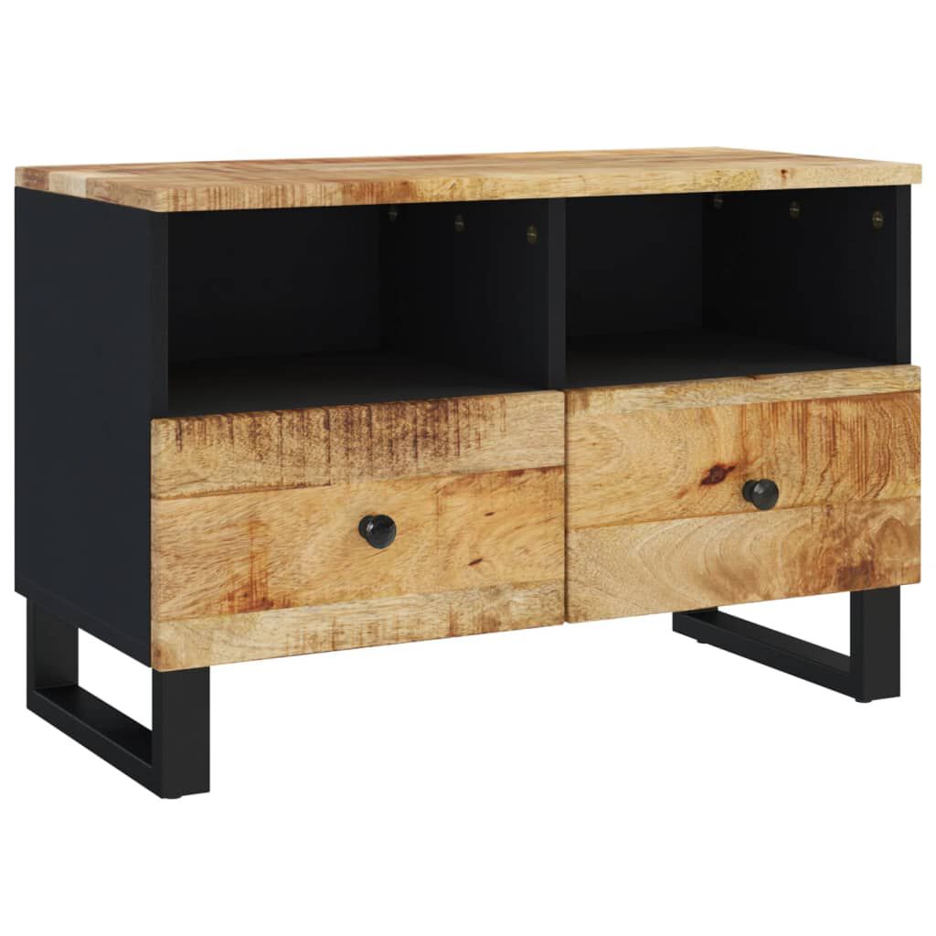 vidaXL Έπιπλο Τηλεόρασης 70 x 33 x 46 εκ. από Μασίφ Ξύλο Μάνγκο