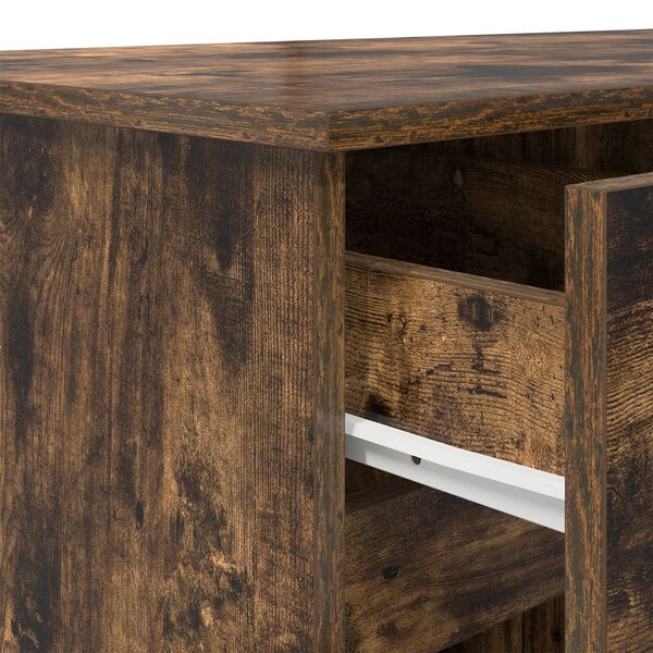 vidaXL Γραφείο Καπνιστή δρυς 140 x 49 x 76 εκ. Επεξεργασμένο ξύλο
