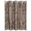 vidaXL Κουρτίνα με κουρτίνες 2 pcs Καπουτσίνο 140 x 140 cm Βελούδο