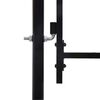 vidaXL Πύλη Κήπου Μαύρο 175 x 400 εκ